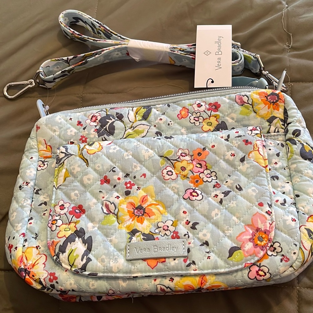 Vera Bradley Mini Shoulder Bag Floating Garden Print - NWT